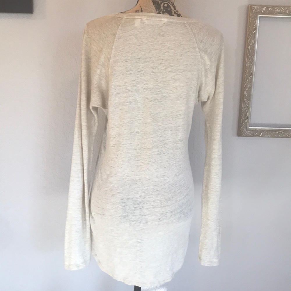 ***SOLD****Athleta Off White/Gold Top Size XS - Picture 4 of 6